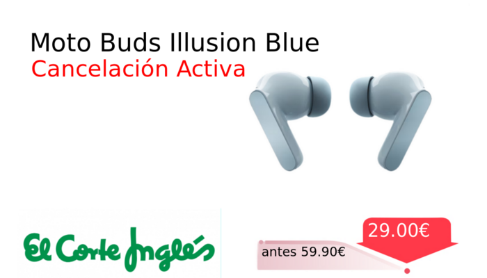 Moto Buds Illusion Blue
