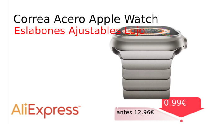 Correa Acero Apple Watch