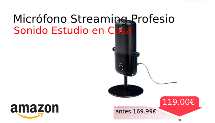 Micrófono Streaming Profesio