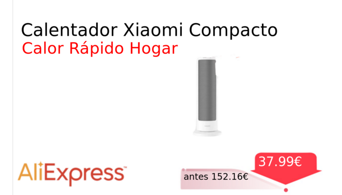 Calentador Xiaomi Compacto