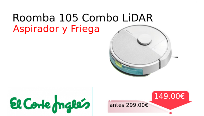 Roomba 105 Combo LiDAR