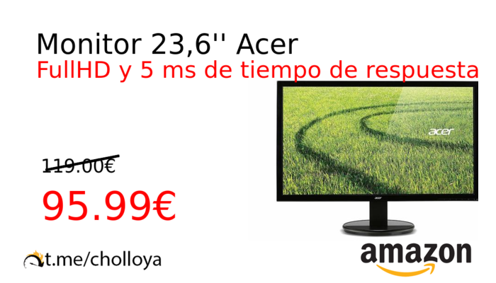 Monitor 23,6'' Acer