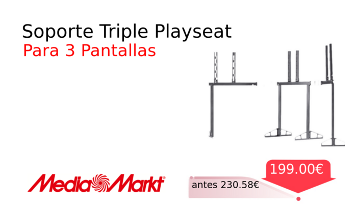 Soporte Triple Playseat