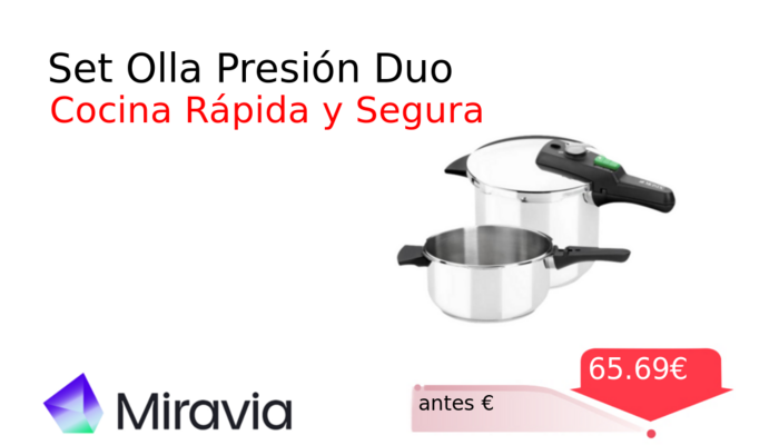 Set Olla Presión Duo