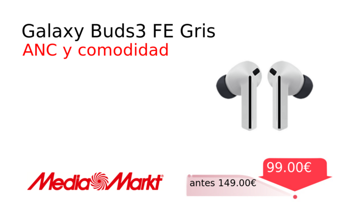 Galaxy Buds3 FE Gris