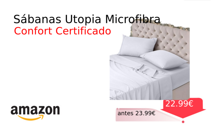 Sábanas Utopia Microfibra