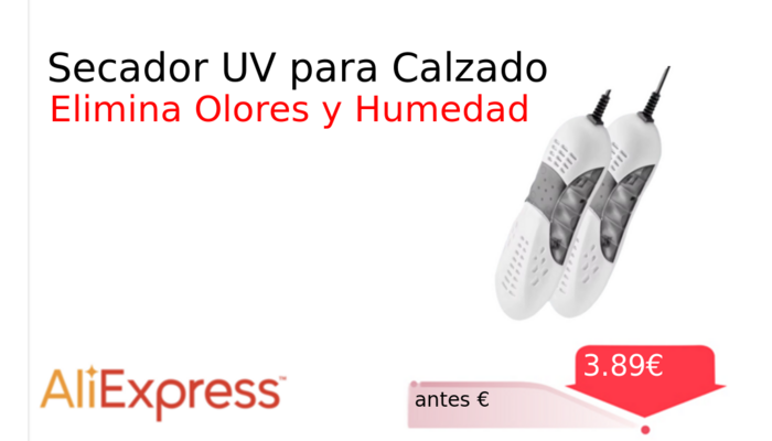 Secador UV para Calzado