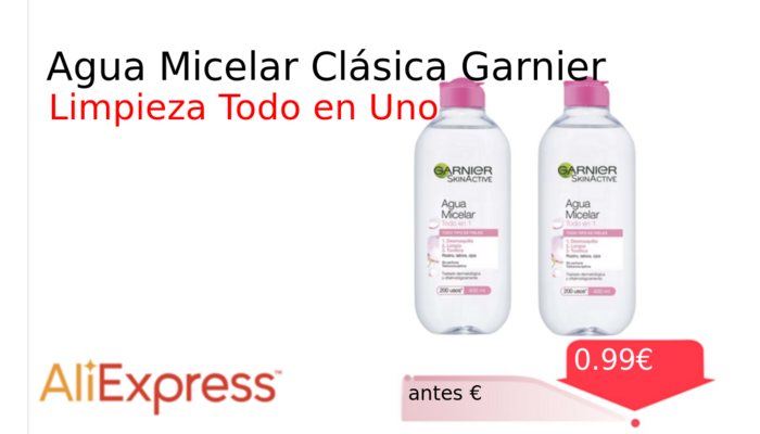 Agua Micelar Clásica Garnier