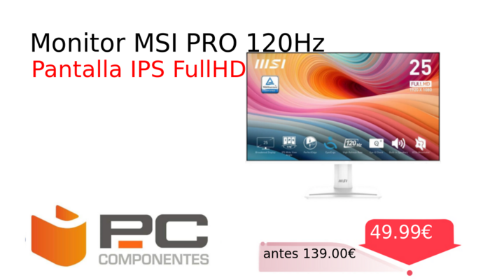 Monitor MSI PRO 120Hz