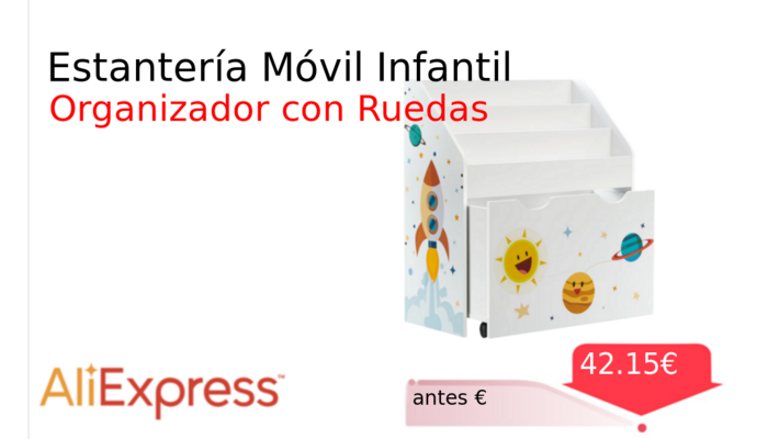 Estantería Móvil Infantil