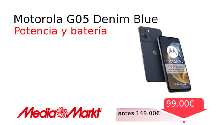 Motorola G05 Denim Blue