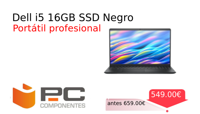 Dell i5 16GB SSD Negro
