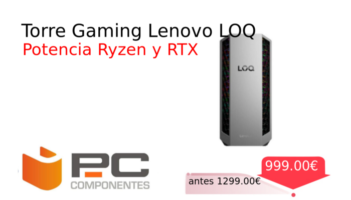Torre Gaming Lenovo LOQ