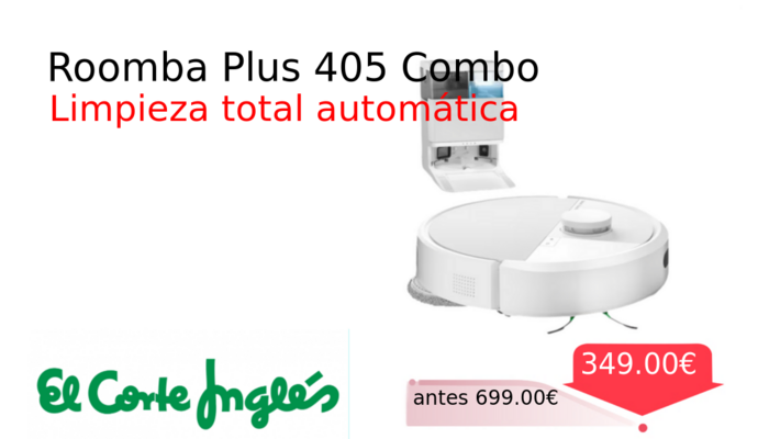 Roomba Plus 405 Combo