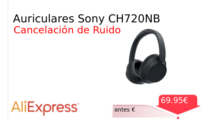 Auriculares Sony CH720NB