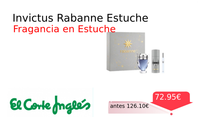 Invictus Rabanne Estuche