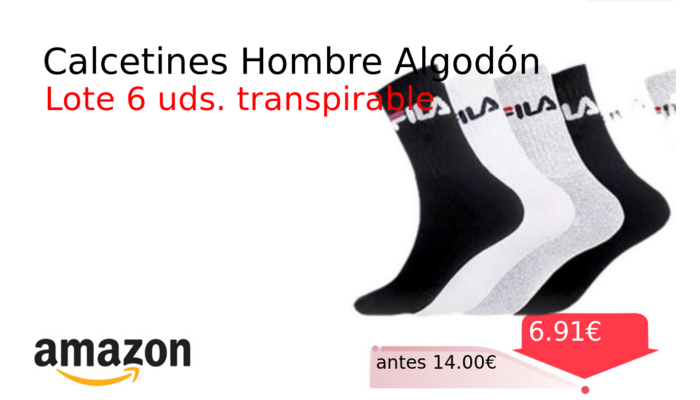 Calcetines Hombre Algodón