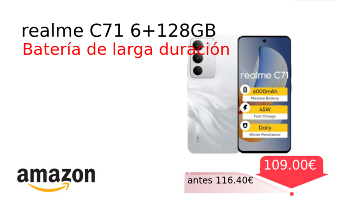 realme C71 6+128GB