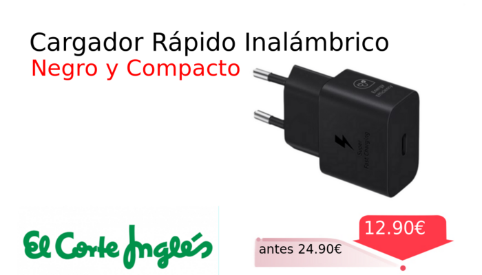 Cargador Rápido Inalámbrico