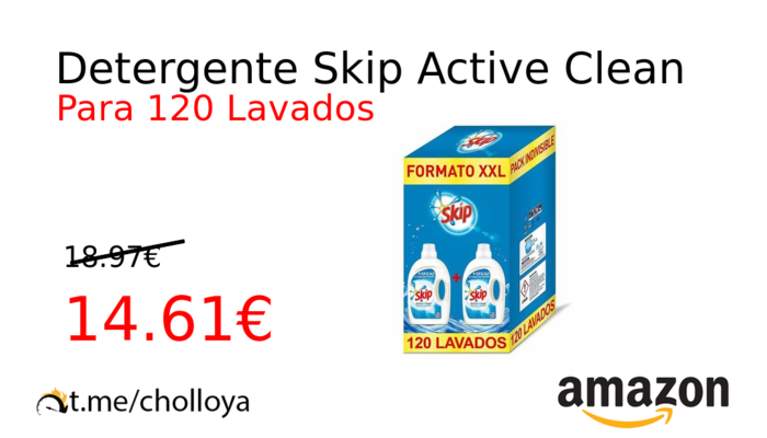 Detergente Skip Active Clean