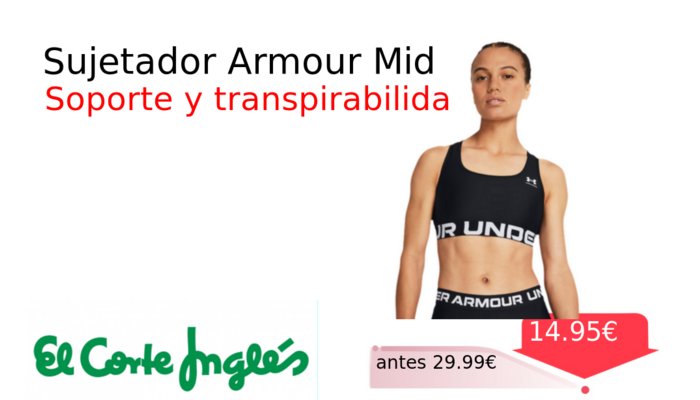 Sujetador Armour Mid