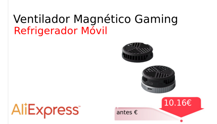 Ventilador Magnético Gaming