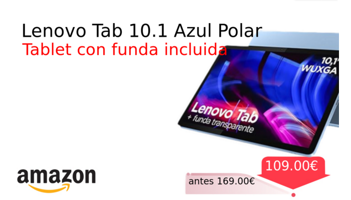 Lenovo Tab 10.1 Azul Polar