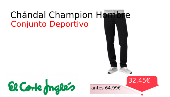 Chándal Champion Hombre