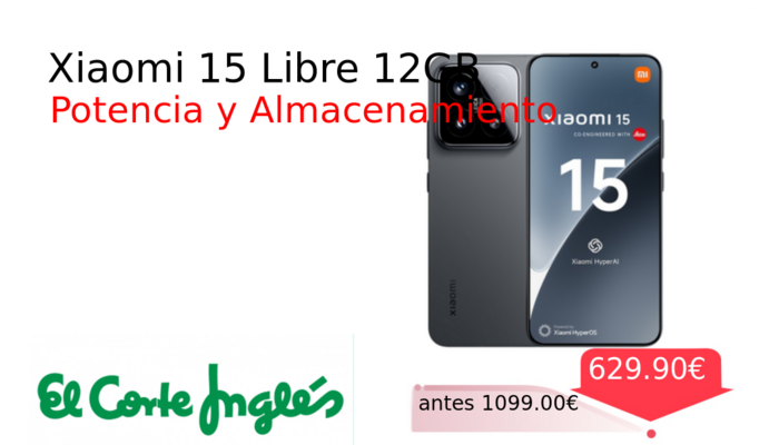 Xiaomi 15 Libre 12GB