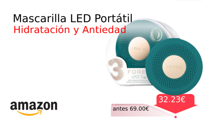 Mascarilla LED Portátil