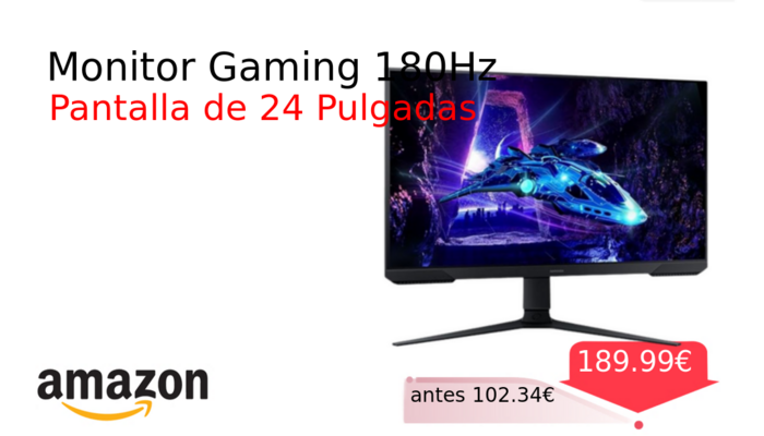 Monitor Gaming 180Hz