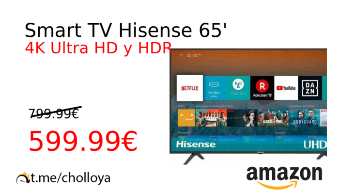 Smart TV Hisense 65'