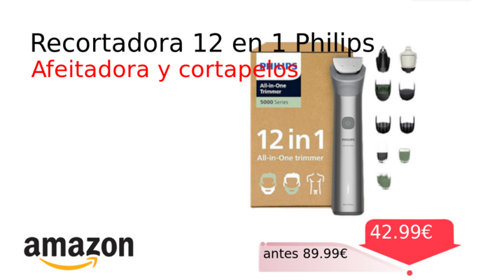 Recortadora 12 en 1 Philips