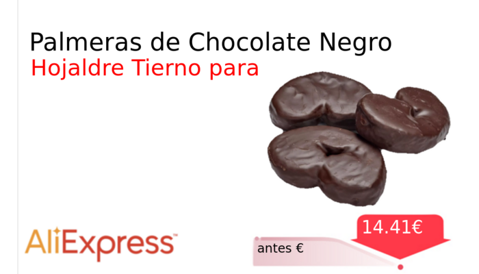 Palmeras de Chocolate Negro