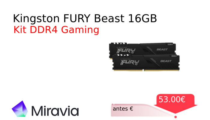 Kingston FURY Beast 16GB