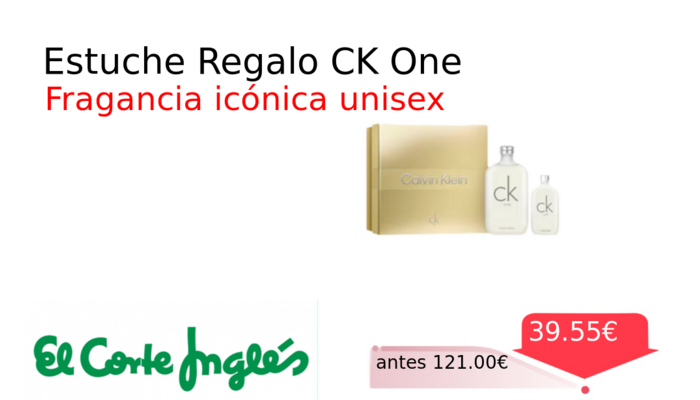 Estuche Regalo CK One