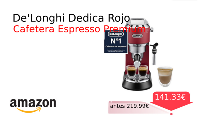 De'Longhi Dedica Rojo