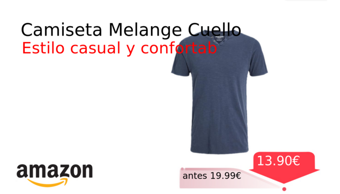 Camiseta Melange Cuello