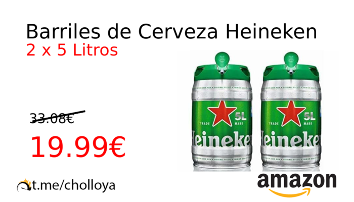 Barriles de Cerveza Heineken
