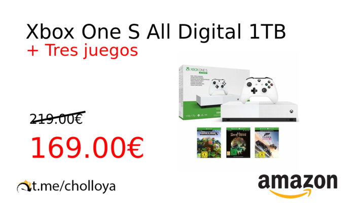 Xbox One S All Digital 1TB