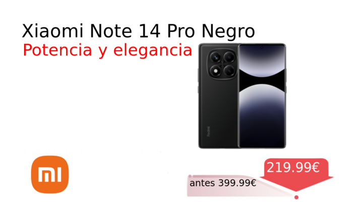 Xiaomi Note 14 Pro Negro