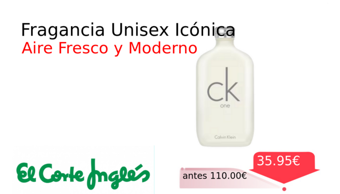 Fragancia Unisex Icónica