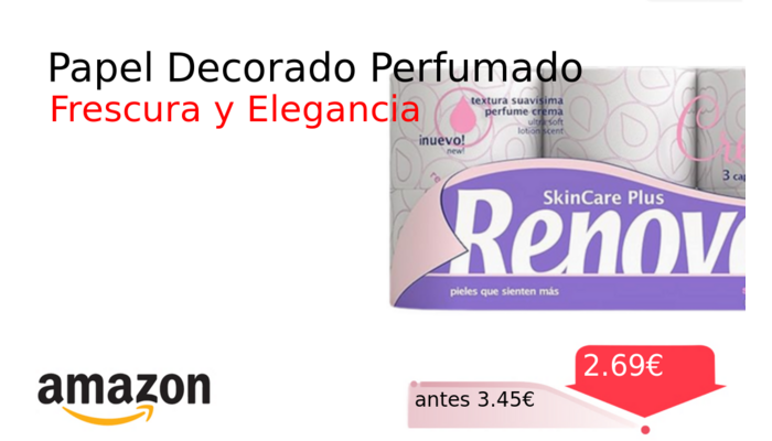 Papel Decorado Perfumado