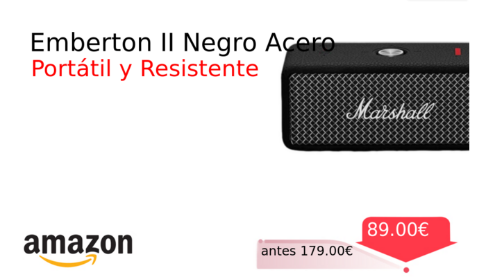 Emberton II Negro Acero