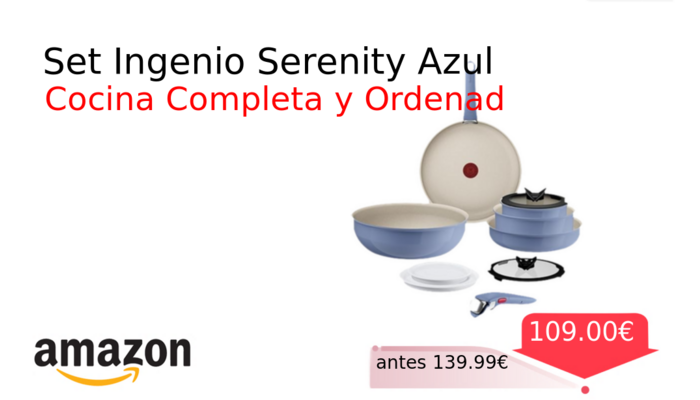 Set Ingenio Serenity Azul