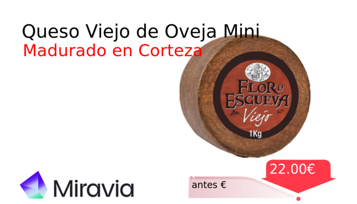 Queso Viejo de Oveja Mini