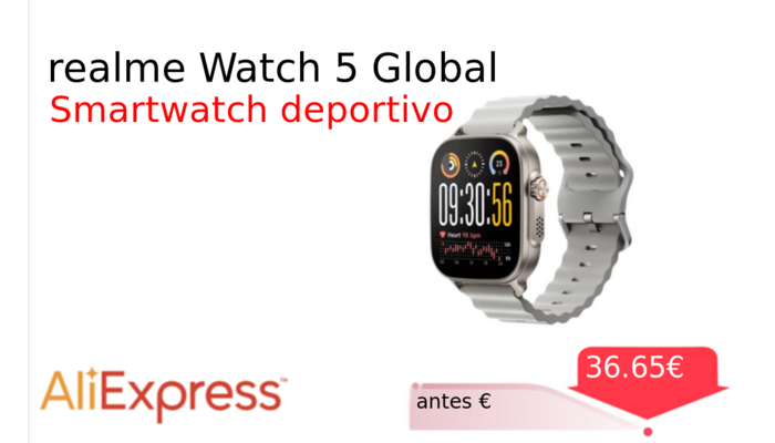 realme Watch 5 Global