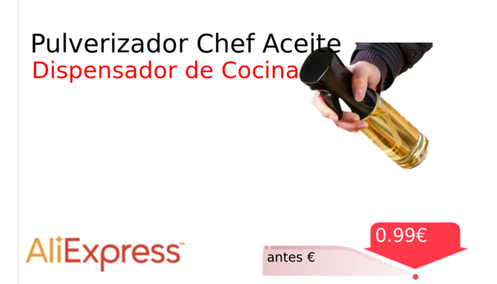 Pulverizador Chef Aceite