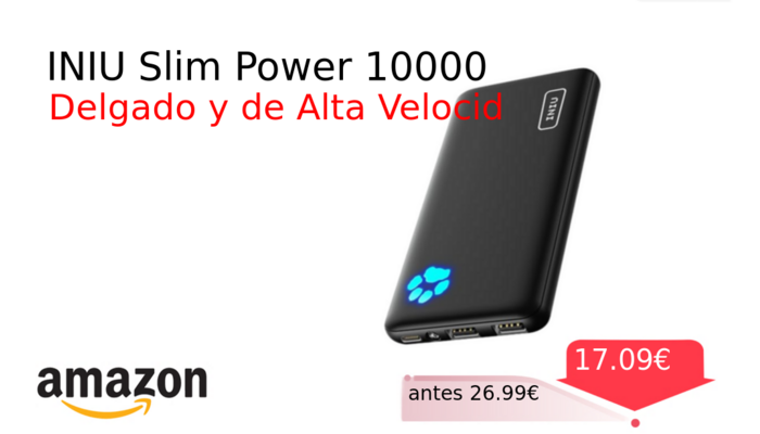 INIU Slim Power 10000