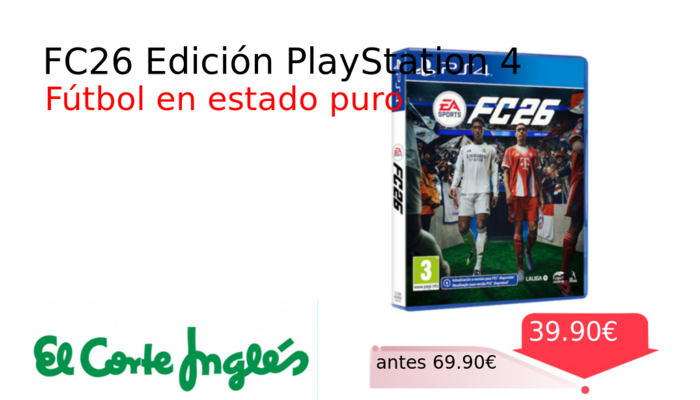 FC26 Edición PlayStation 4